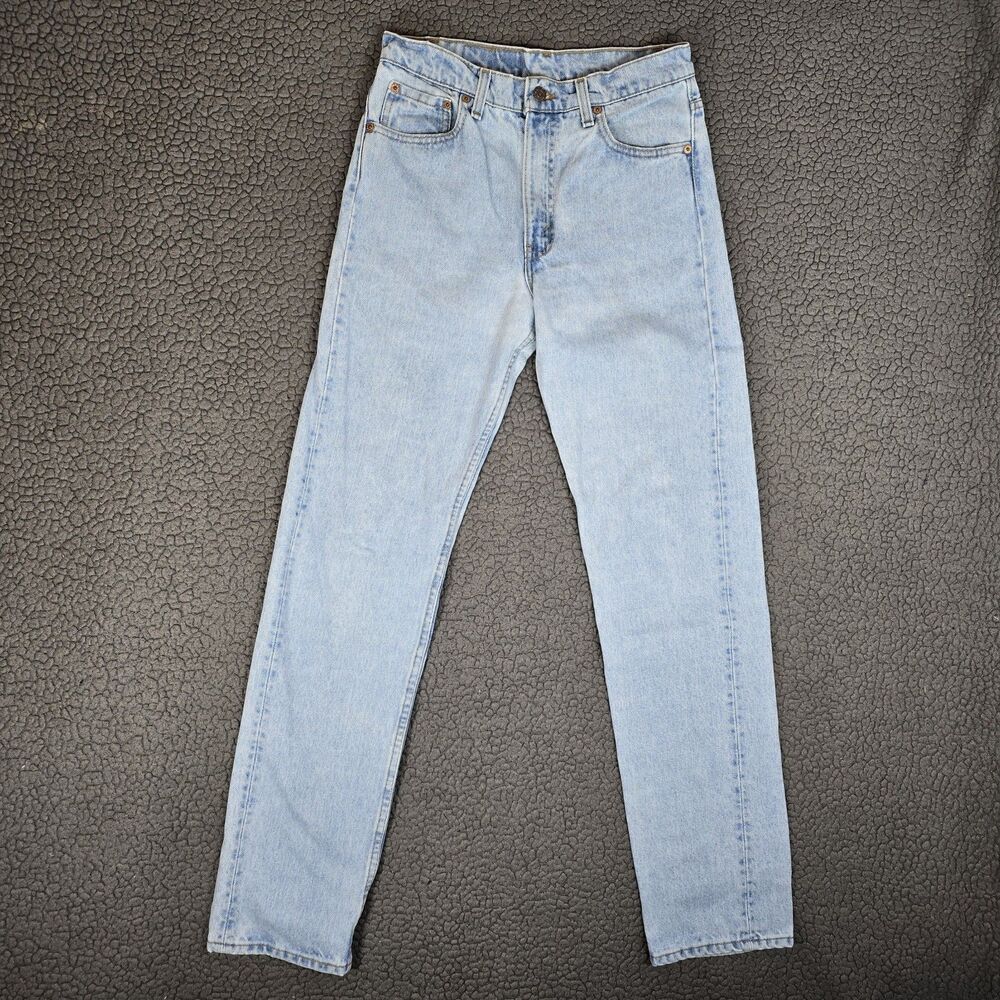 Vintage Levi's 505 Jeans Womens 30 X 34 1996 High Rise Straight Leg 90s 553 USA